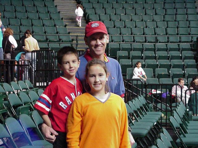 Andrew, Rachel and Steve Mills before the game.JPG